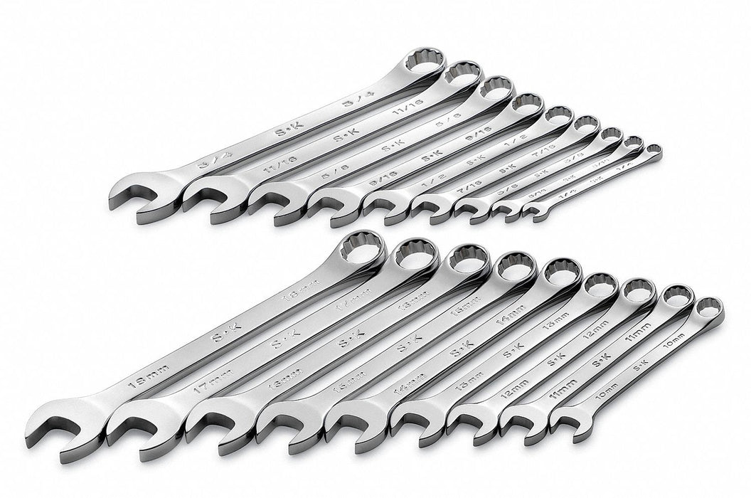 Combo Wrench St Steel Chrome Stnrd Ofst