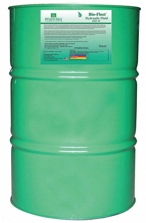 Biodegradable Hydraulic Oil 55 Gal ISO32
