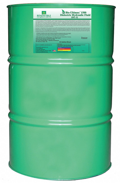 Biodegradable Hydraulic Oil 55 Gal ISO32