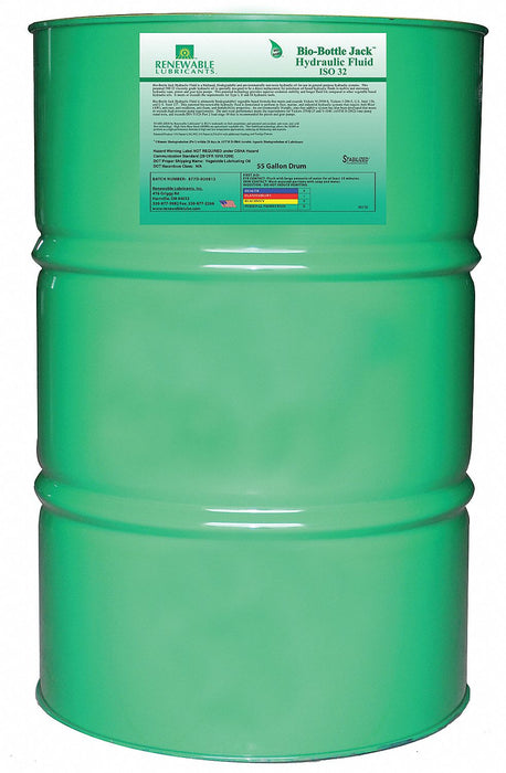 Biodegradable Hydraulic Fluid 55 Gal