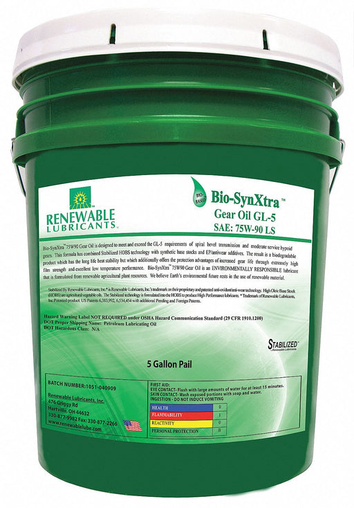 Bio-Based High Temperature Oil 5 Gal
