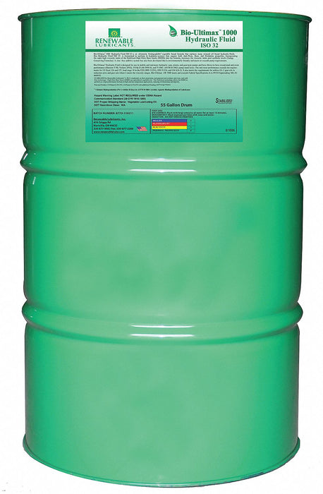 Biodegradable Hydraulic Oil 55 Gal