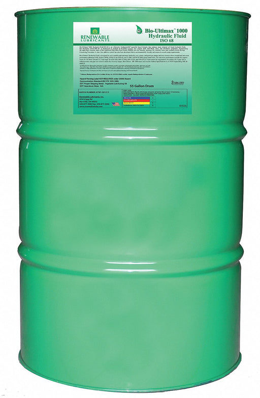 Biodegradable Hydraulic Oil 55 Gal