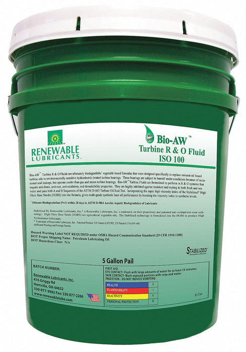 Biodegradable Hydraulic Oil 5 Gal