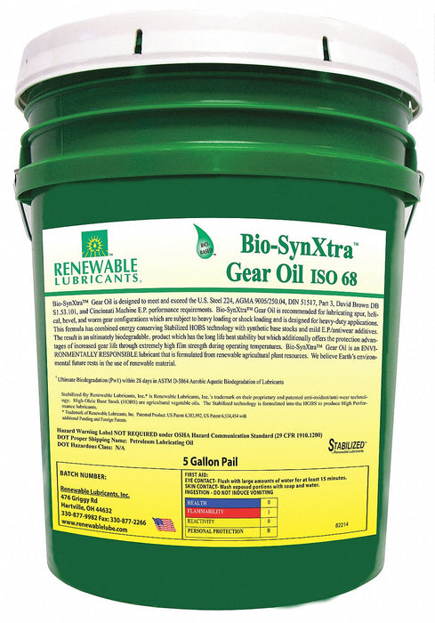 Gear Oil Bio-SynXtra Pail 5 gal