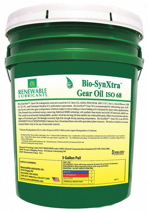 Gear Oil Bio-SynXtra Pail 5 gal
