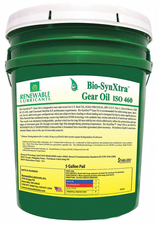 Gear Oil Bio-SynXtra Pail 5 gal