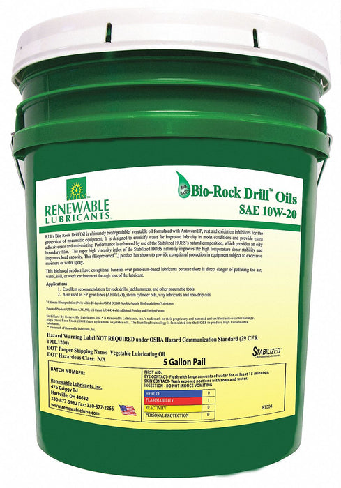 Air Tool Oil Synthetic Base 5 gal.