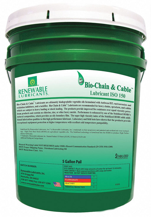 ChainWireRope Lube 5 gal Pail