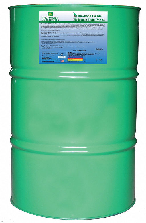 Food Grade Hydraulic Oil 55 Gal