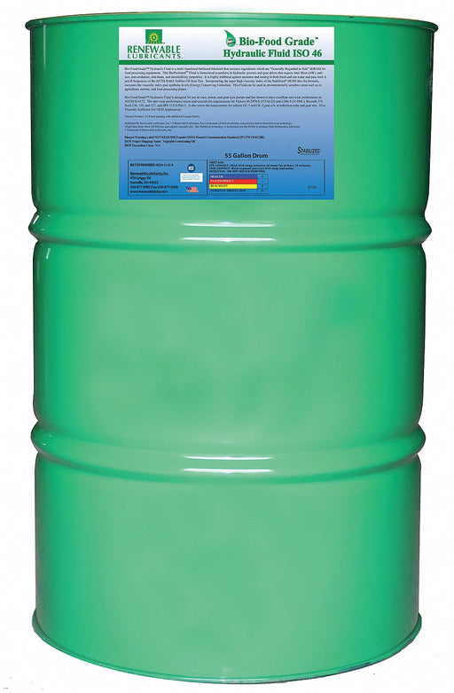 Food Grade Hydraulic Oil 55 Gal