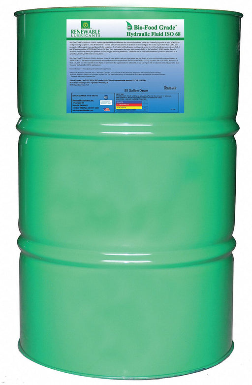 Food Grade Hydraulic Oil 55 Gal