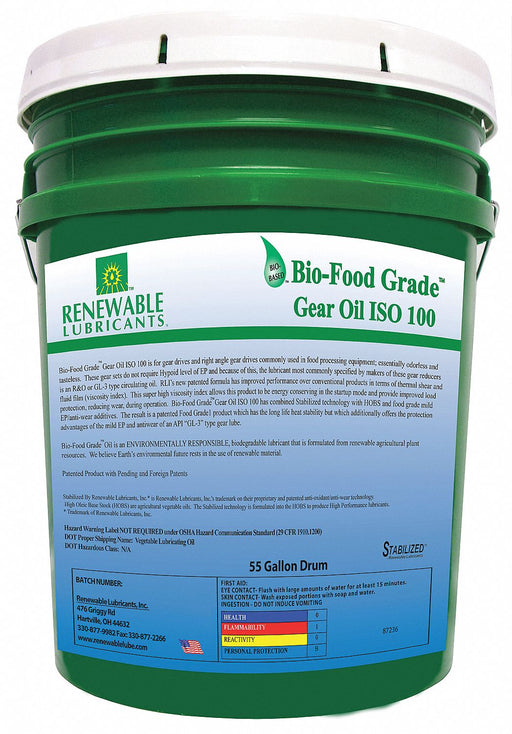 Gear Oil Bio-Food Grade Pail 5 gal