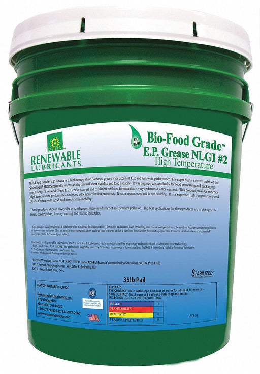 Food Grade EP Grease 35 lb