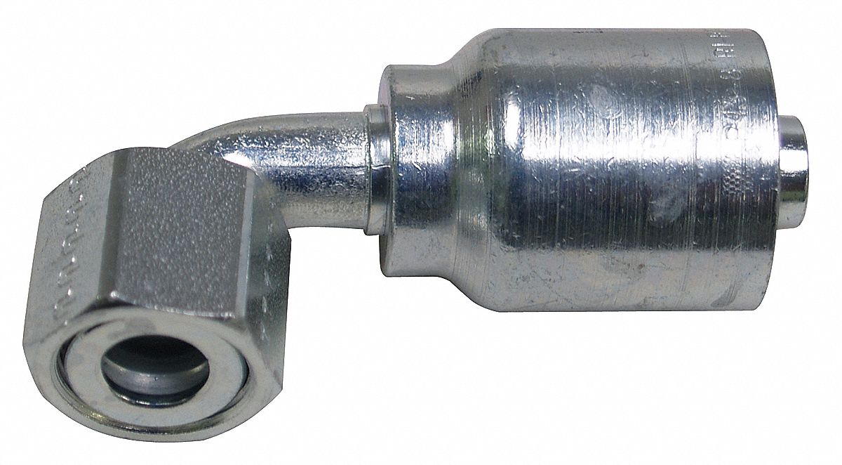 Crimp Fitting 90 Deg 1/2 I.D. F ORS