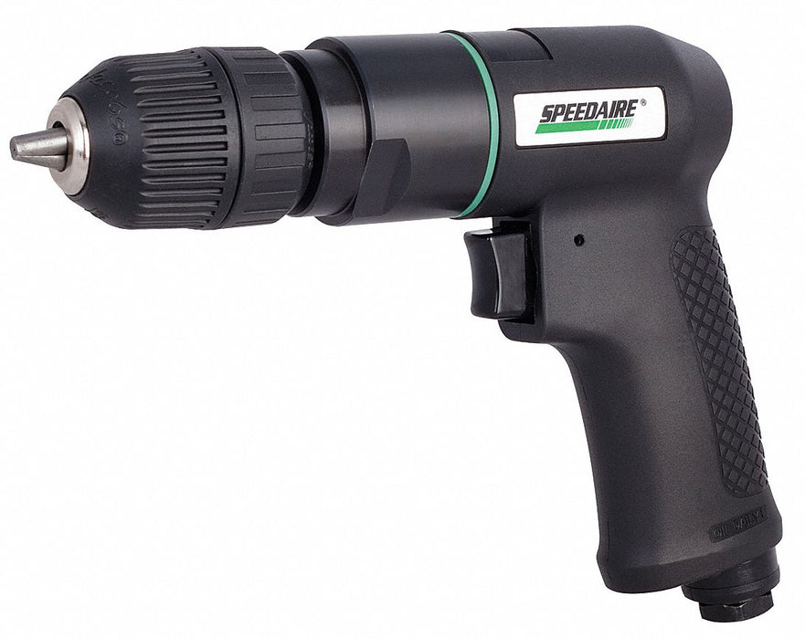 Air-Powered Drill 1/4 in NPT Keyless