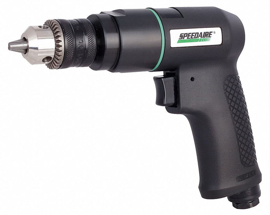 Drill Air-Powered Pistol Grip 3/8 in