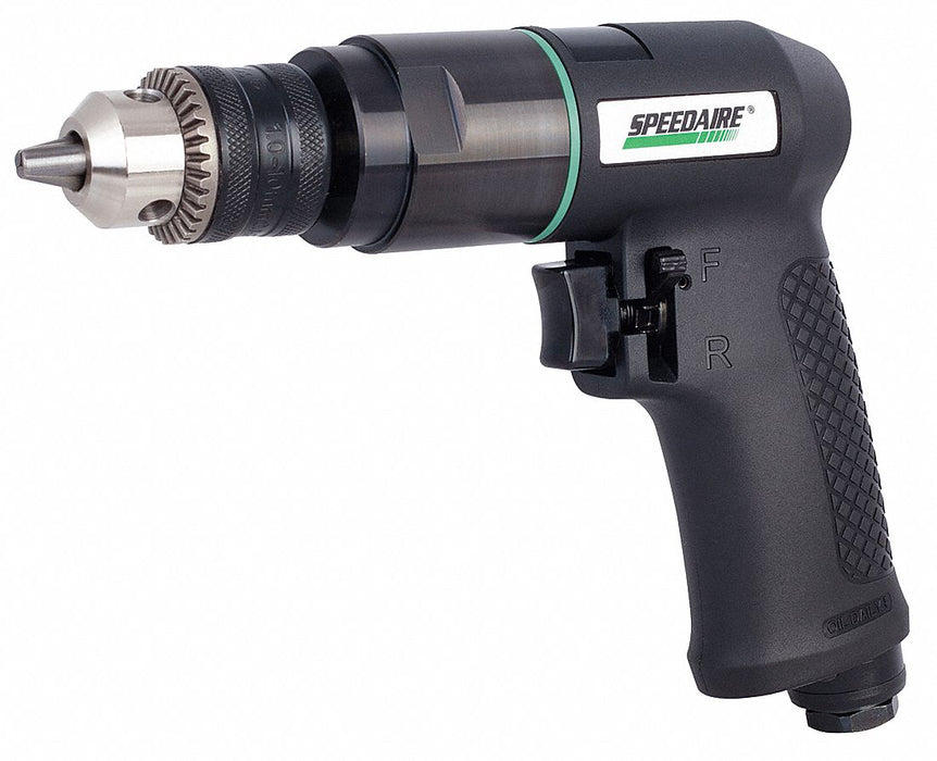 Drill Air-Powered Pistol Grip 3/8 in