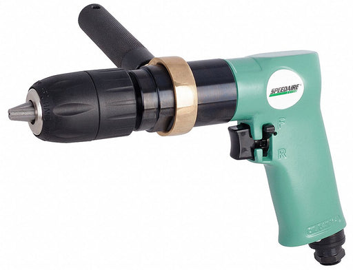 Air-Powered Drill 1/4 in NPT Keyless