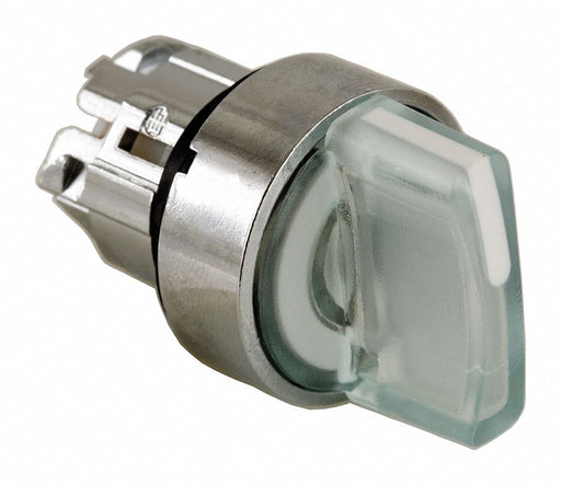 ShortHandSelectSwtch Illum Wht 2Pos 22mm