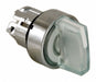 ShortHandSelectSwtch Illum Wht 2Pos 22mm