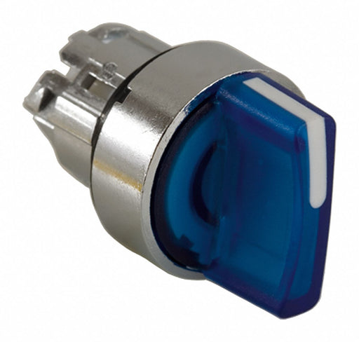 ShortHandSelectSwtch Illum Blu 2Pos 22mm