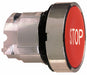 Flush Push Button Red Non-Illum 22mm