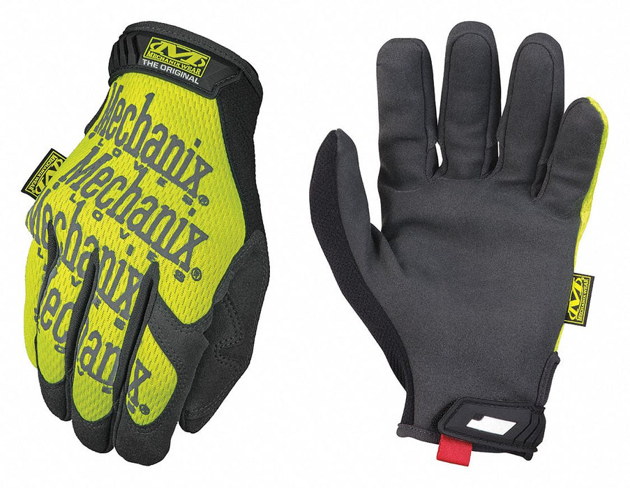 H3986 Mechanics Gloves Hi-Vis Yellow 8 PR