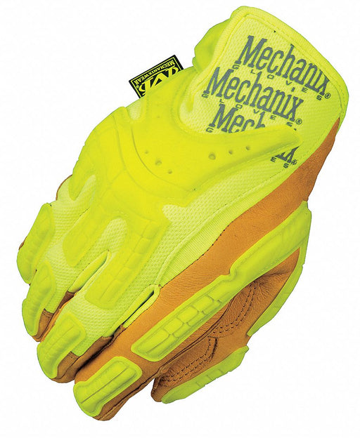 Mechanics Gloves Hi-Vis Yellow 12 PR