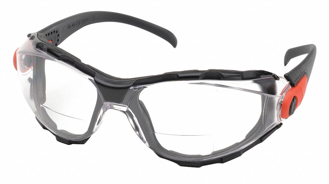G5271 Bifocal Safety Read Glasses +2.00 Clear