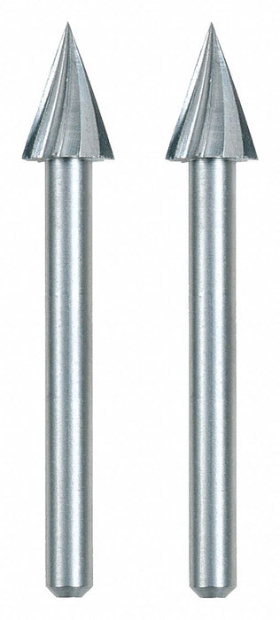 Carving Bit Arrow 1/8 Shank Dia PK2