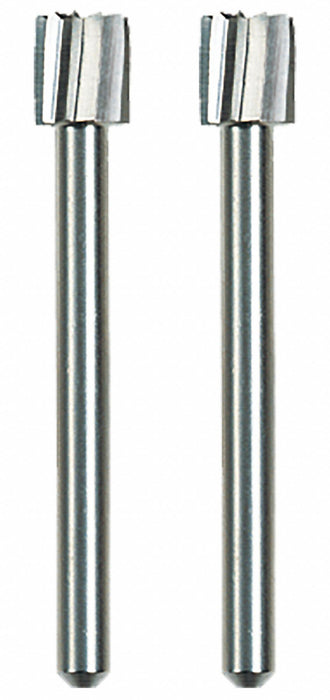 Carving Bit Cylinder 1/8 Shank Dia PK2