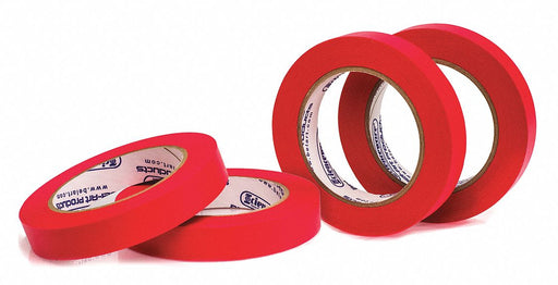 Label Tape Red 3/4 in PK4