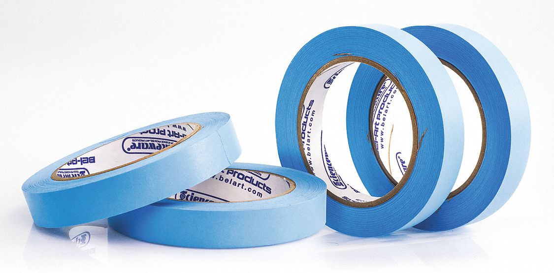 Masking Tape 3/4 W 40 yd L Blue PK4