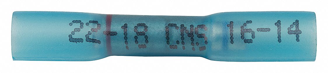 ButtSpliceConnector Blue 14AWGMax PK10