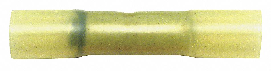 ButtSpliceConnector Yellow 10AWGMax PK10