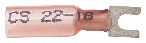 Fork Terminal Tin Copper Red PK10