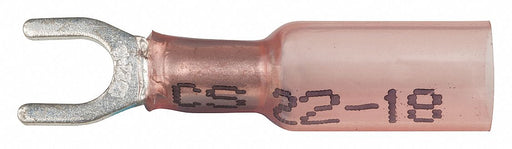 Fork Terminal Tin Copper Red PK10