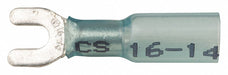 Fork Terminal Tin Copper Blue PK10