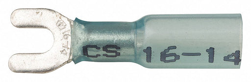 Fork Terminal Tin Copper Blue PK10