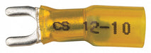 Fork Terminal Tin Copper Yellow PK10