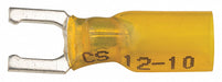 Fork Terminal Tin Copper Yellow PK10