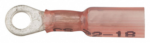 Ring Terminal Red 22 AWG 18 AWG PK10