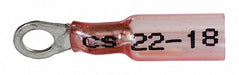 Ring Terminal Red 22 AWG 18 AWG PK10