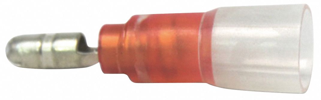 WireDisconnect Rd Nylonw/HeatShrink PK10