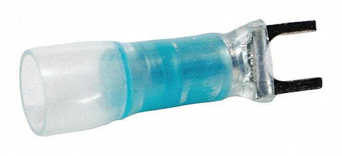Fork Terminal Tin Copper Blue PK10