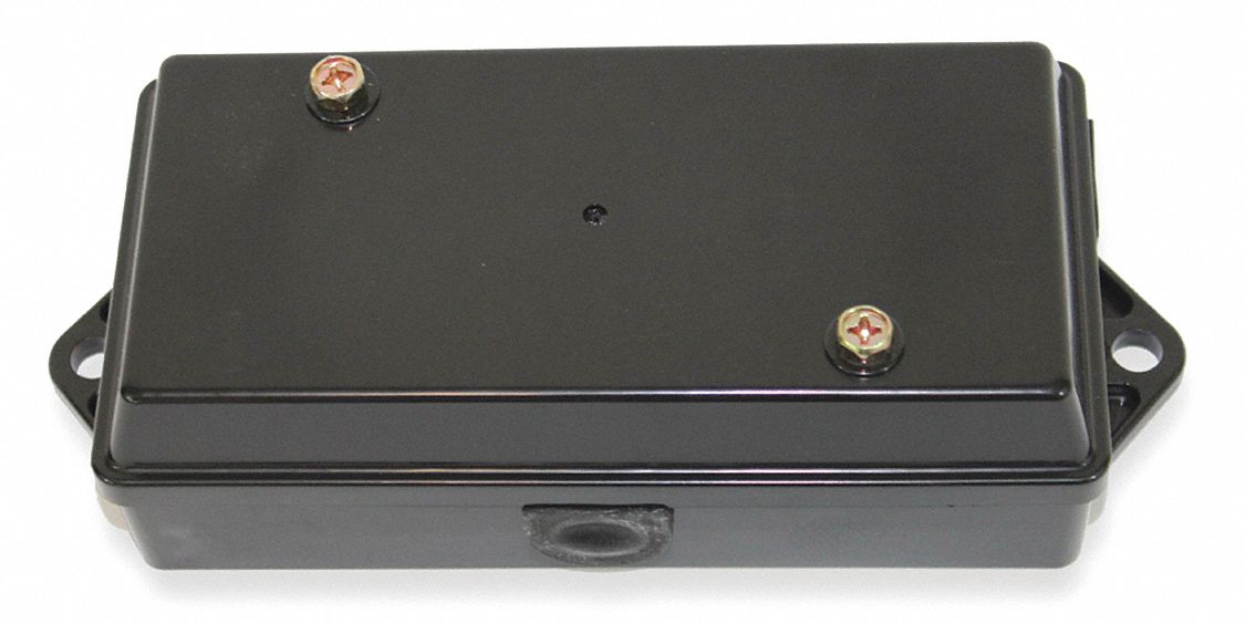 Junction Box Black Plastic