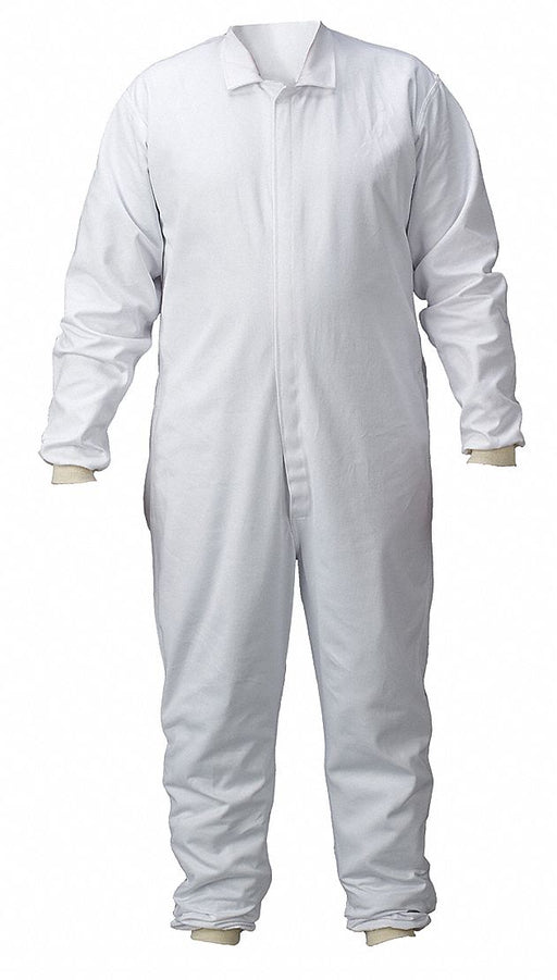 Lab Coverall Chest Sz 50 45x29 White