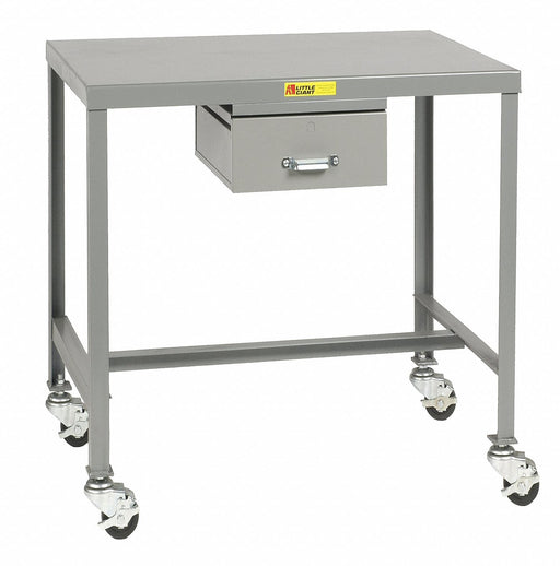 Mobile Work Table 36 L x 24 W x 24 in H