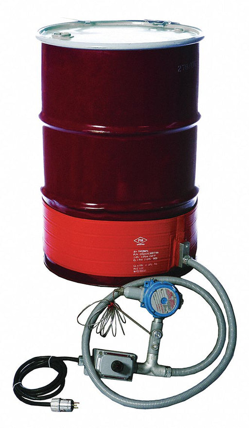 Drum Heater 10.8 A 55 gal Metal